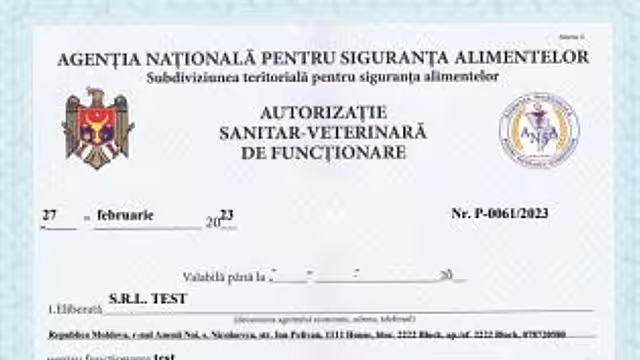 Actele permisive din competența Agenției Naționale pentru Siguranța Alimentelor se vor elibera doar online